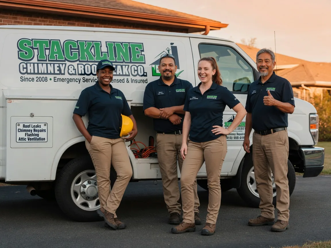 Chimney flashing repair company in Jenkinsburg, GA